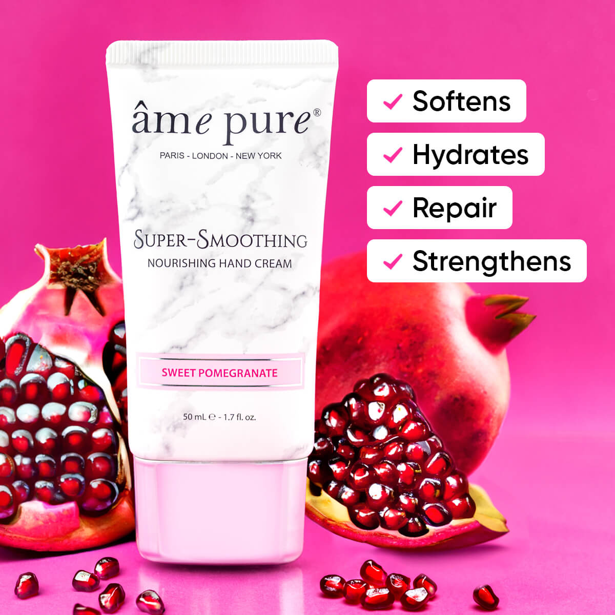 Super-Smoothing Hand cream | Repair dry & cracked hands | âme pure ...