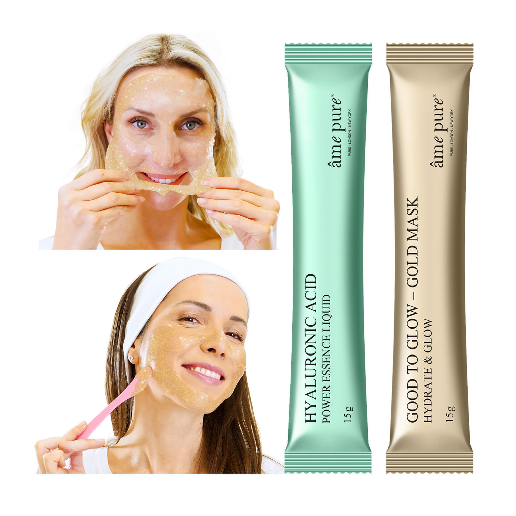 Jelly Glow Rubber Mask™ - Gold