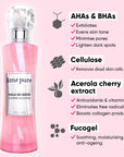 ame pure peels so good, chemical peeling, chemical peel, aha, bha, fruit a cid, smooth skin peelilng, enyzme scrub, oily skin, acne removal