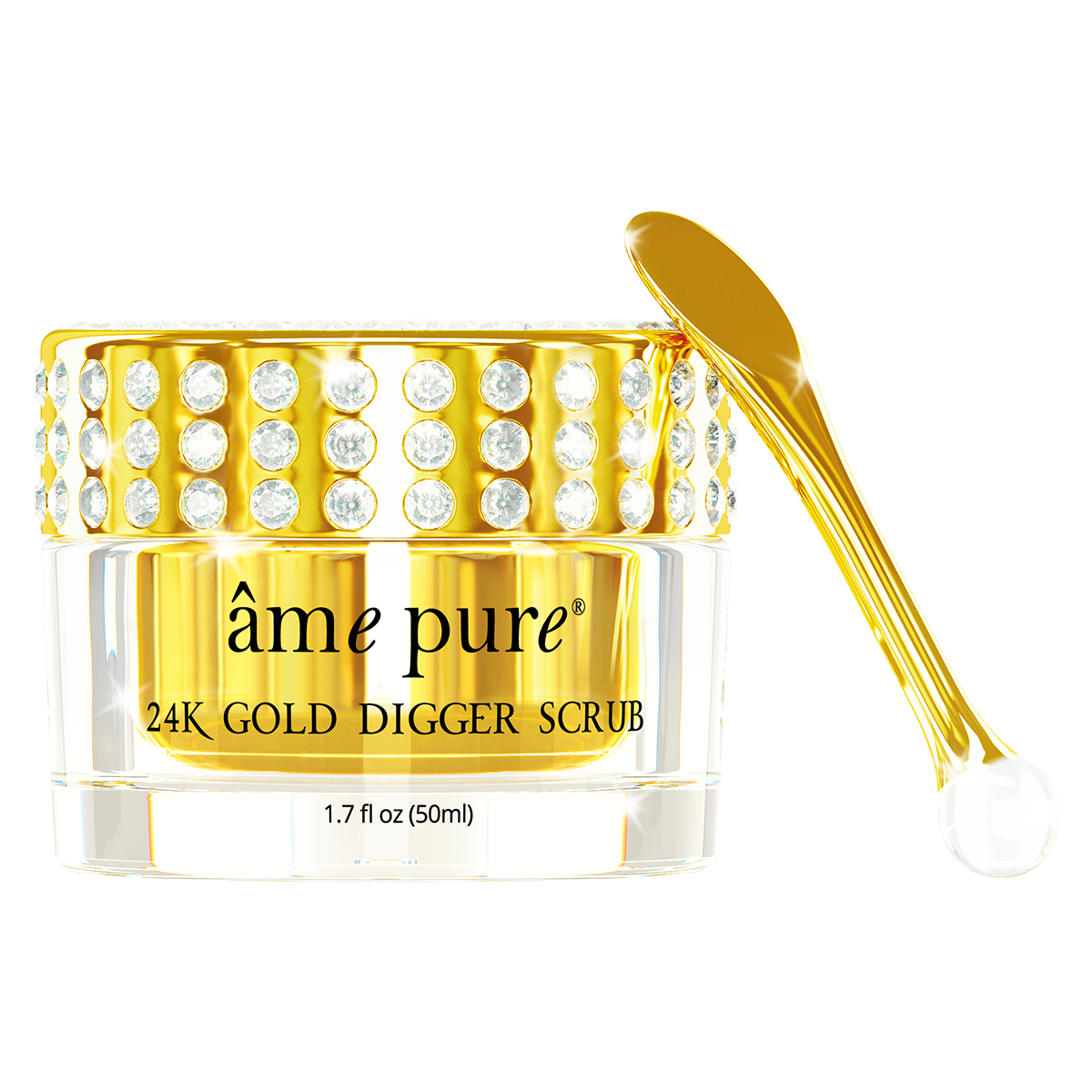 24K Gold Scrub, scrub, ame pure, 24K Gold Digger Scrub