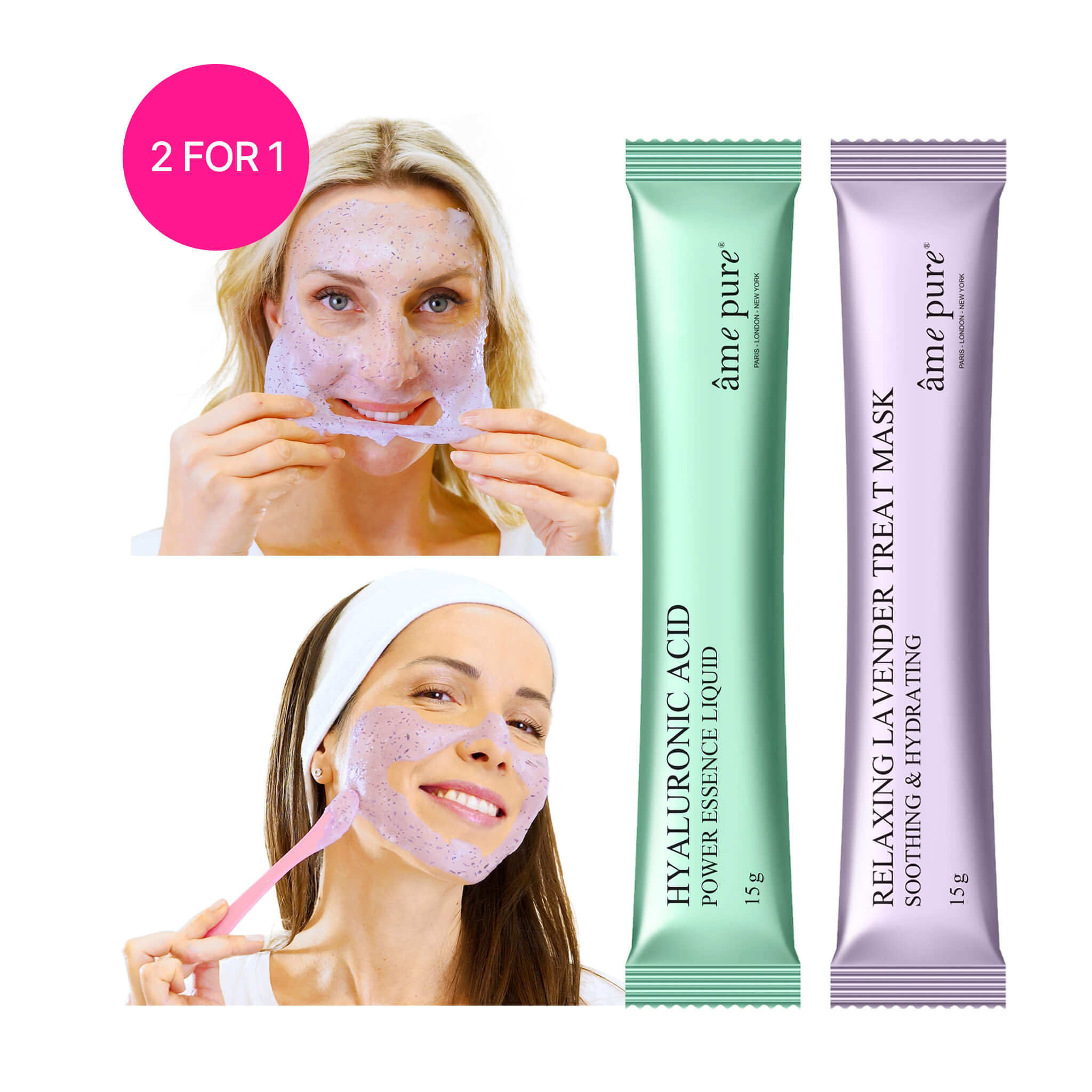 Jelly Glow Rubber Mask™ - Lavender | Buy 1 Get 1 Free